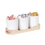 Blonde Cylinder Tray